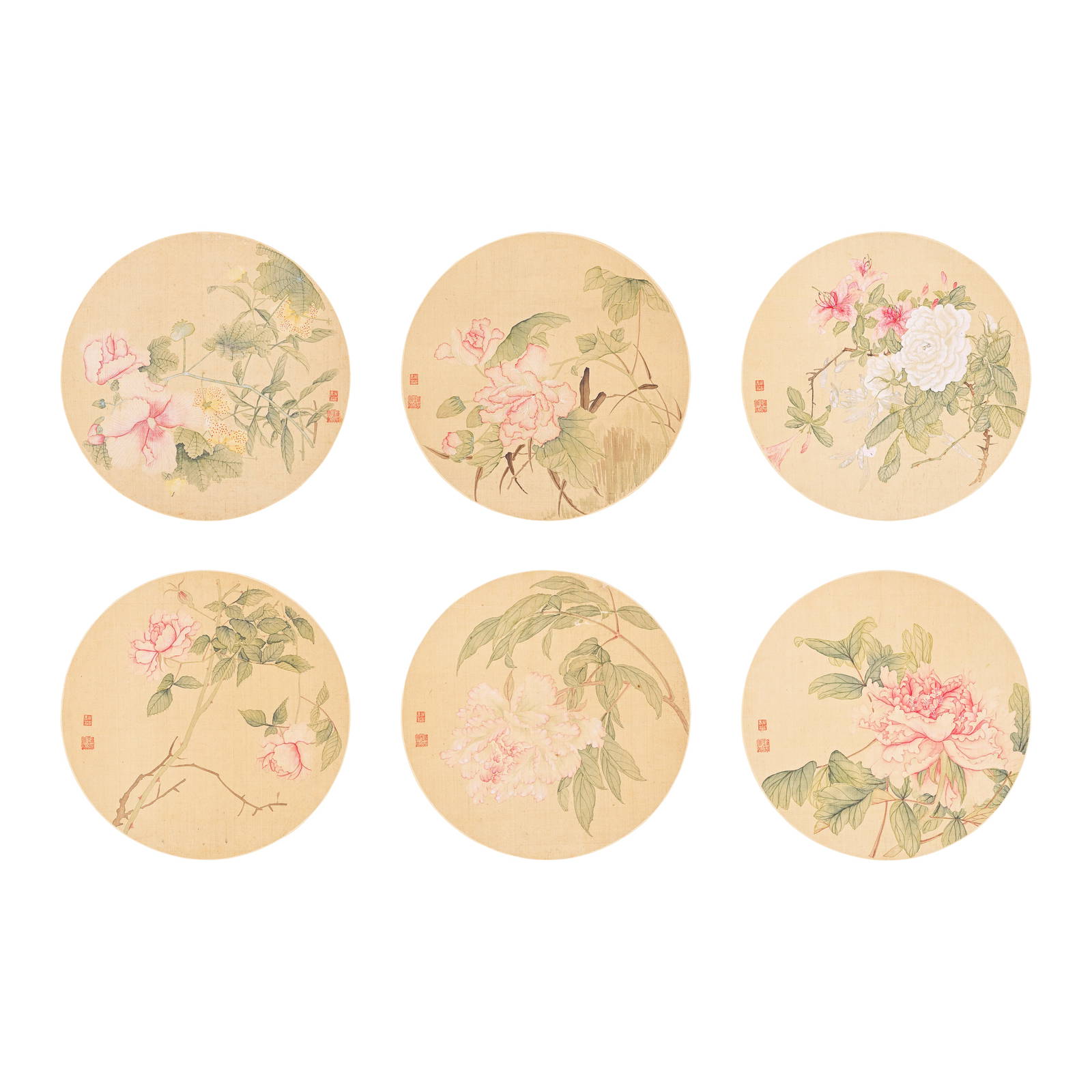 FAN SONGFEN (1910-2000) Floral Studies