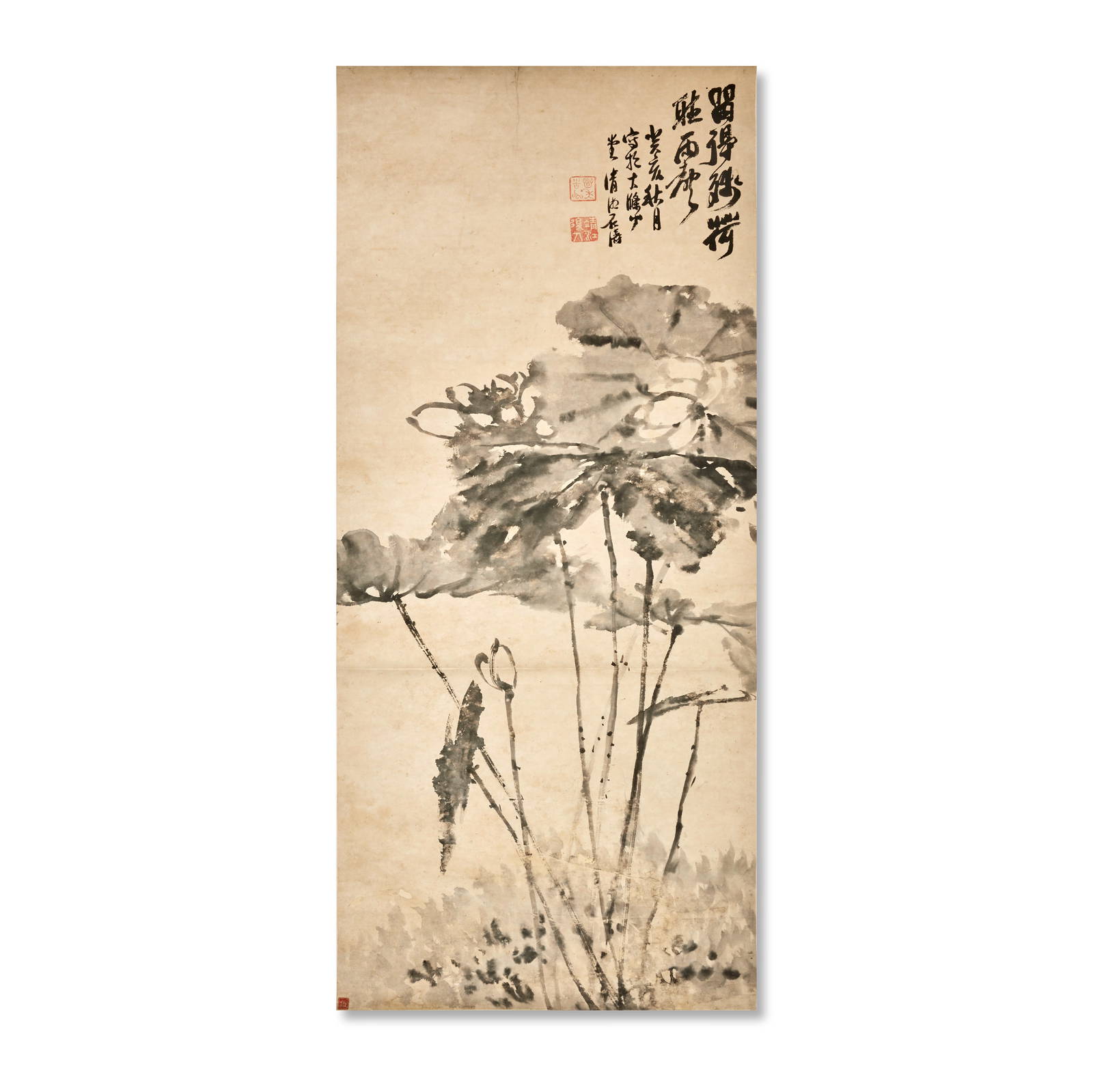 ATTRIBUTED TO SHITAO (1642-1707) Lotus Flowers