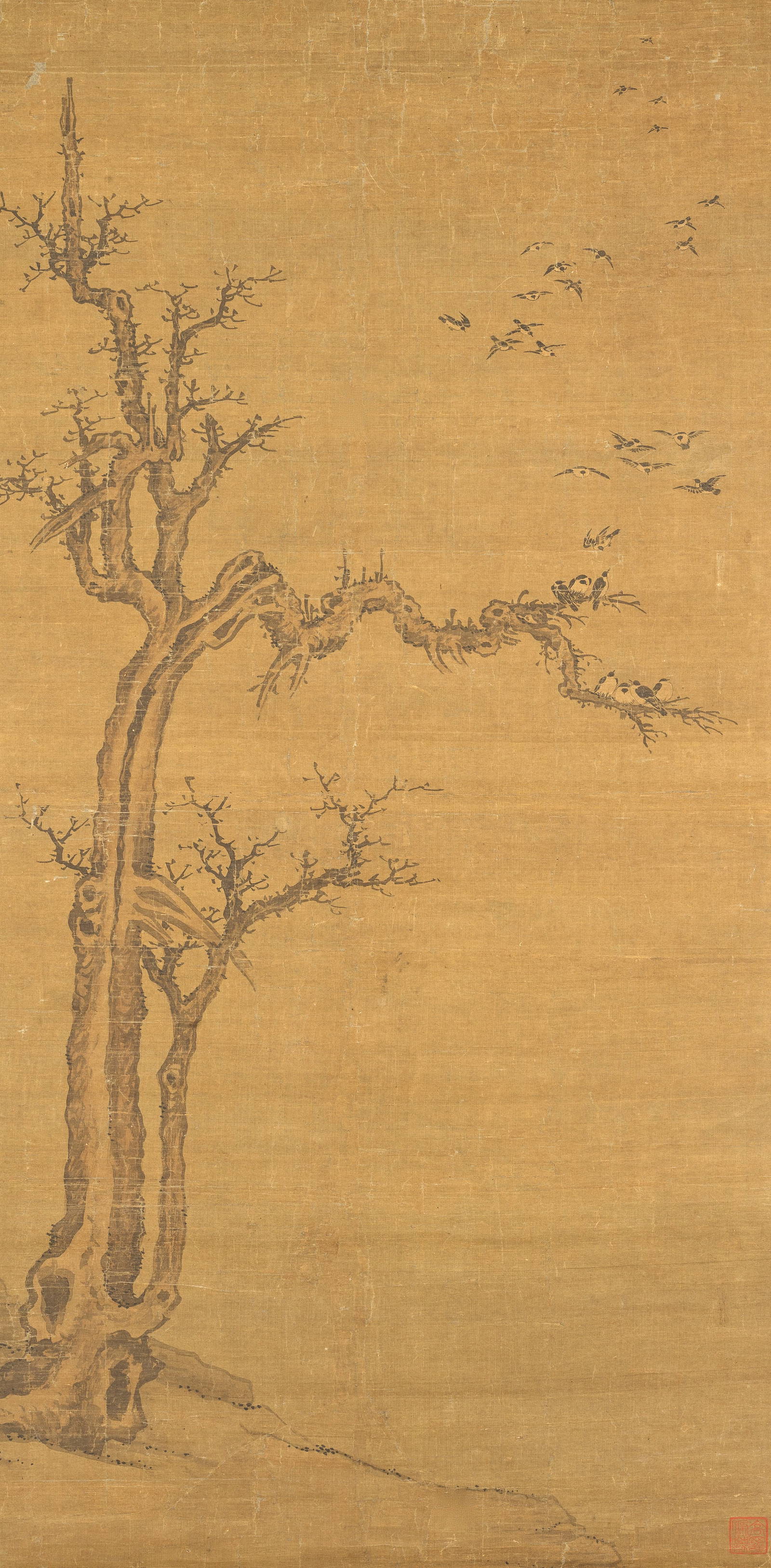ANONYMOUS (17TH CENTURY) Pine Tree and Birds