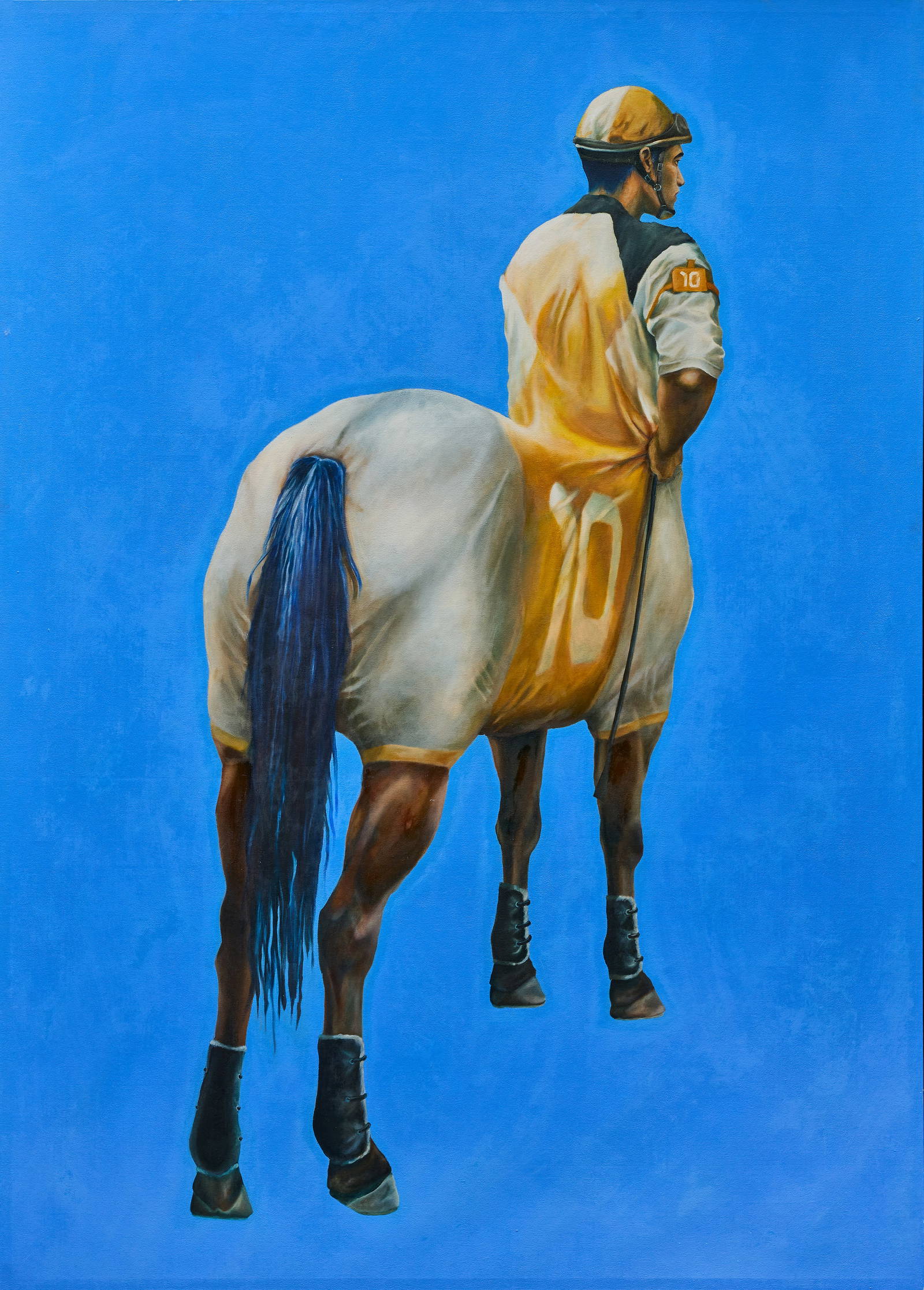 DAVID CHAN (1979-) Genesis: How To Save Money On A Race Horse 229cm (90 1/8in) high x 165cm (65i...