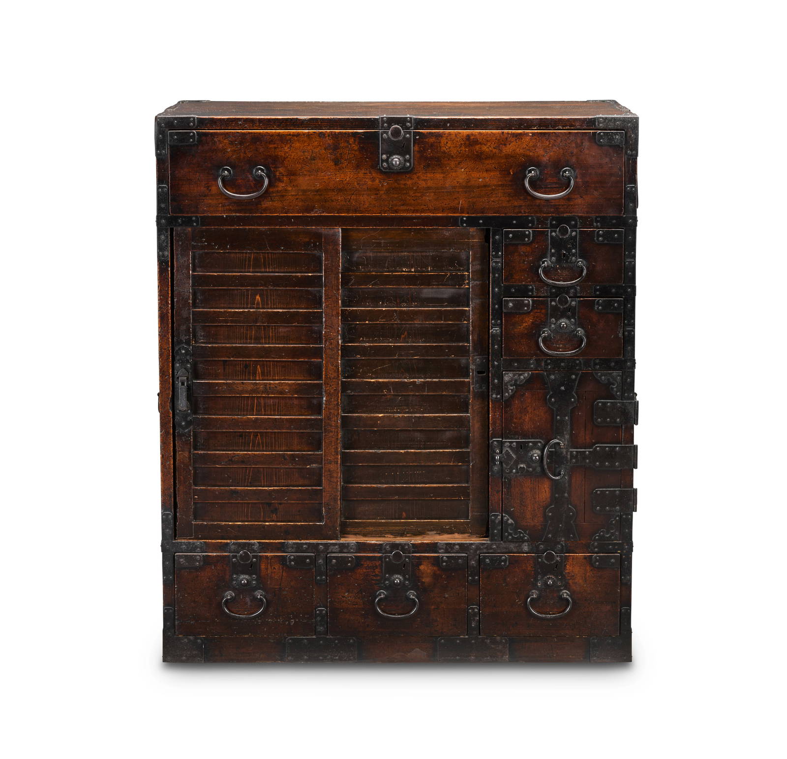 A LARGE TANSU CHEST 19th/20th century
