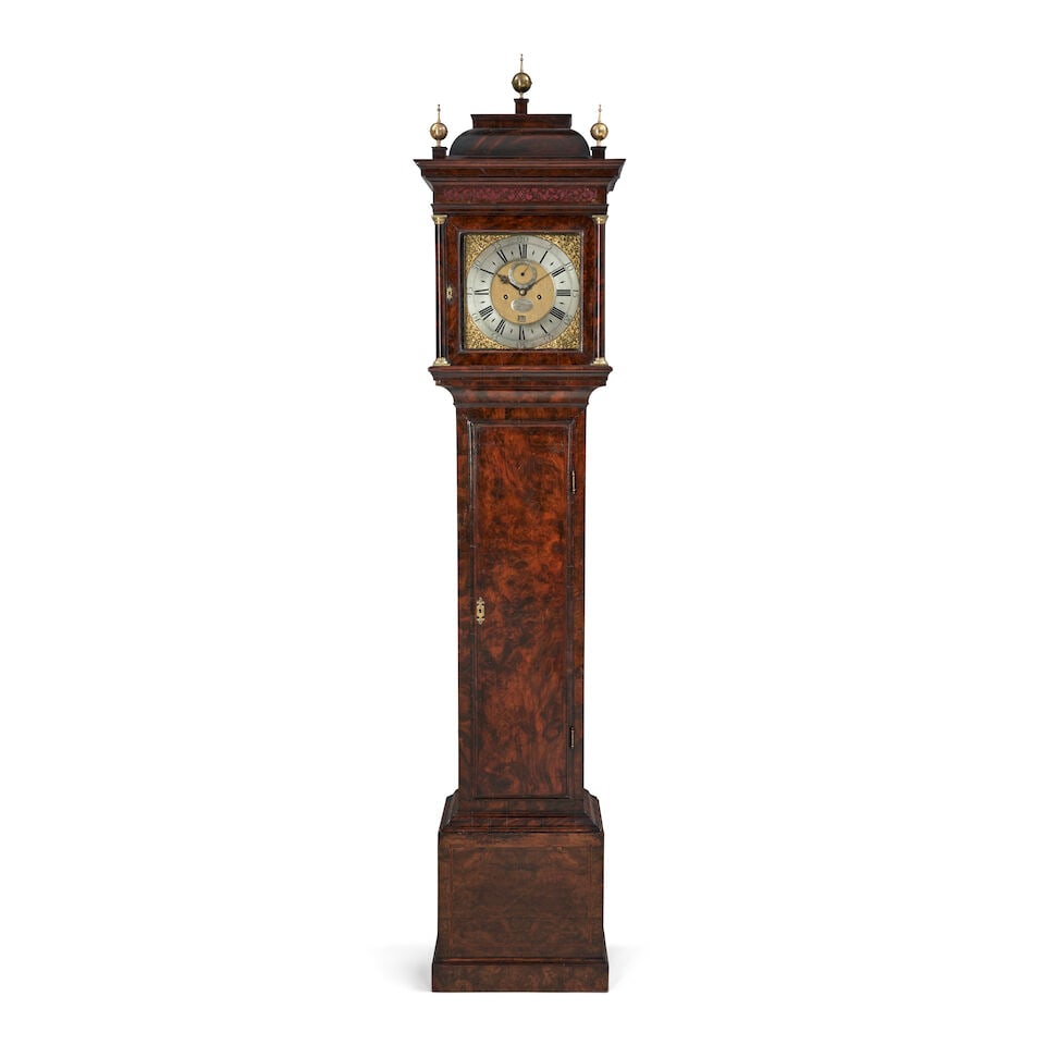 GEORGE II WALNUT 8-DAY TIME AND STRIKE LONGCASE CLOCK,  William Graham (1692-1758), London (c. 1... (1 of 2)