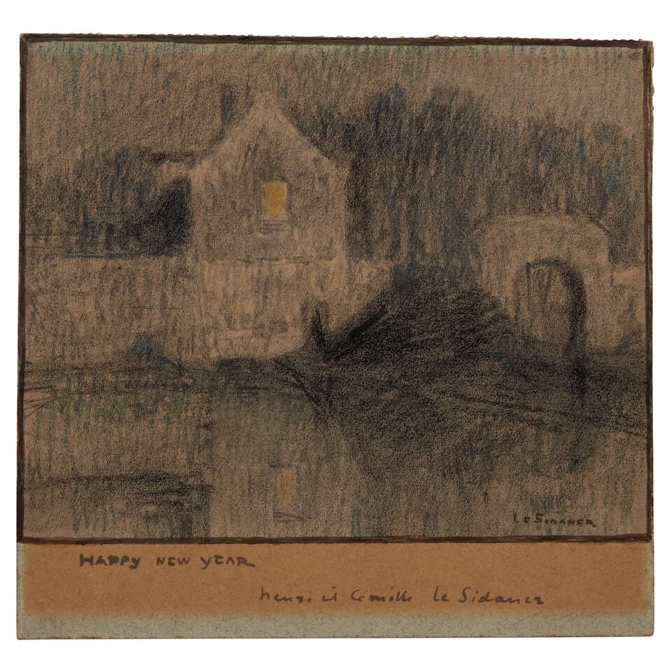 HENRI LE SIDANER (FRENCH, 1862-1939) Happy New Year (1 of 1)