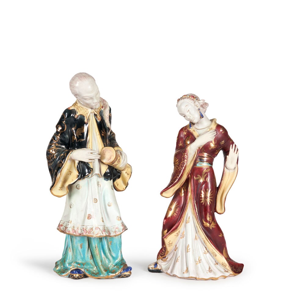 EUGENIO PATTARINO (ITALIAN, 1885-1971) Two Ceramic Figures (1 of 1)