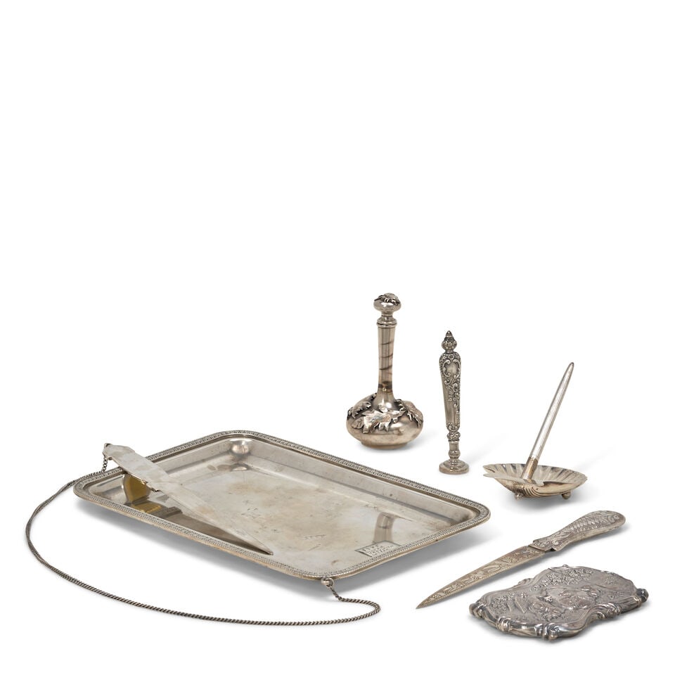 Assorted Silver Dressing Table Items, (1 of 1)