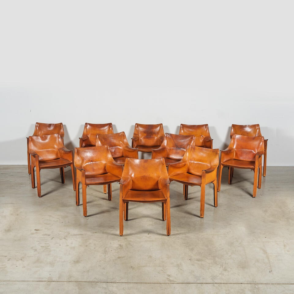 MARIO BELLINI (1935) Ensemble de douze chaises Cab 413 (1 of 5)