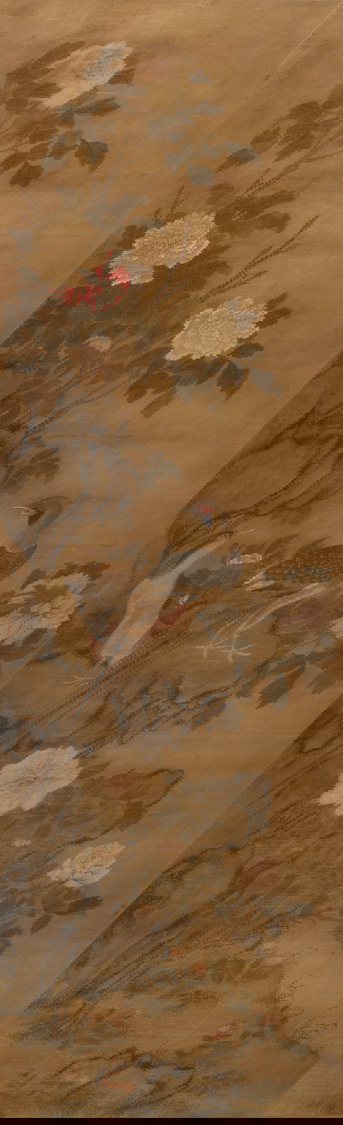 PHEASANTS AND PEONIES Ming Dynasty