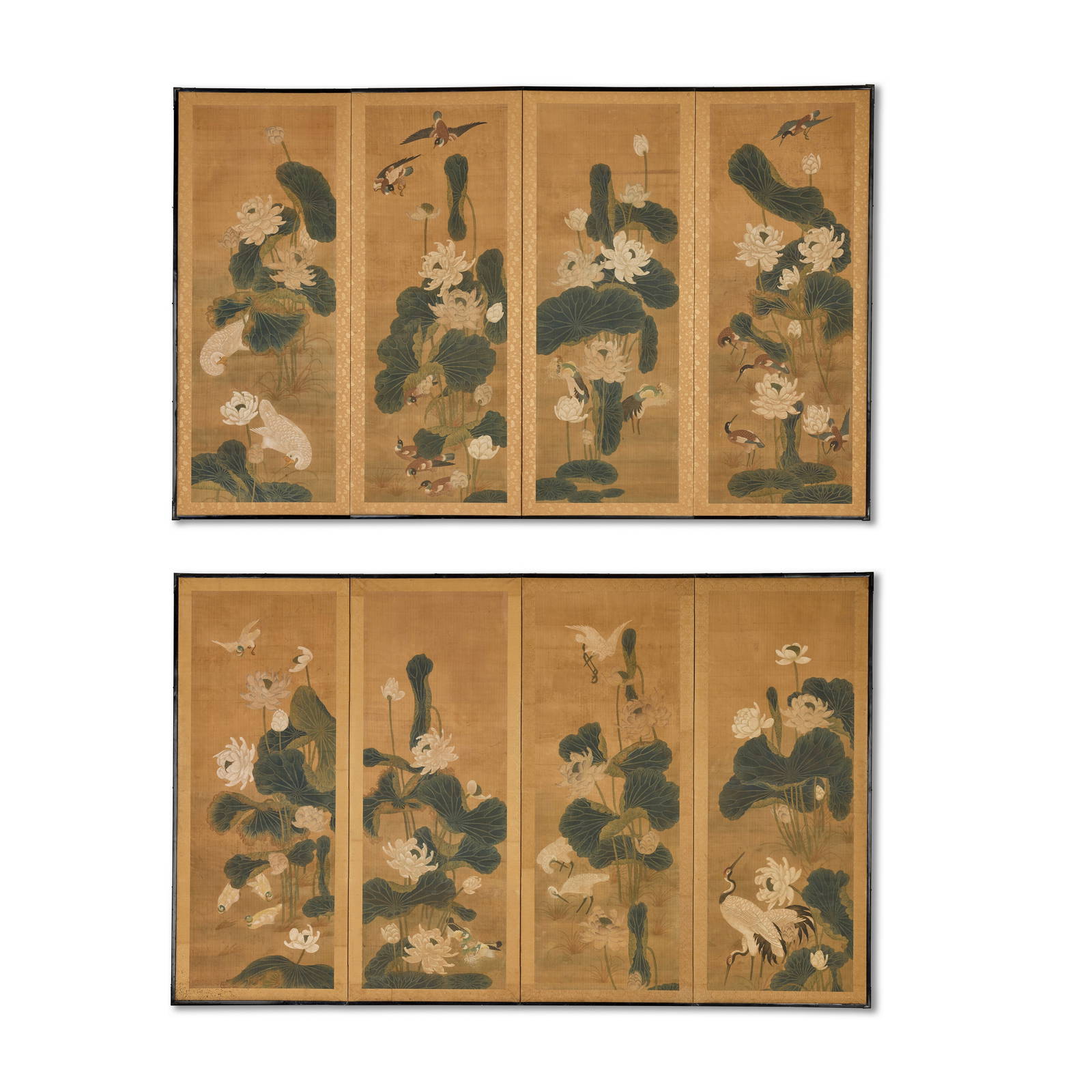 ANONYMOUS Korea, Birds in a lotus ponds, 18th/19th century (2)