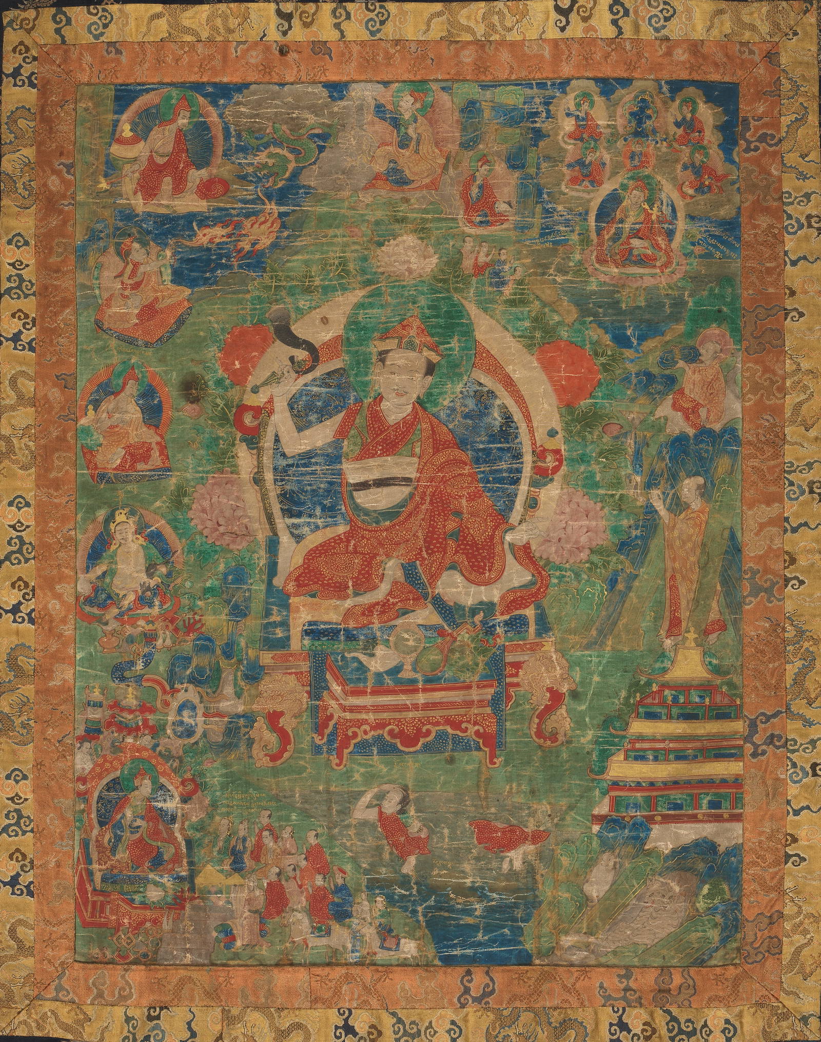 A THANGKA OF DORJE DUDJOM Tibet, 18th century