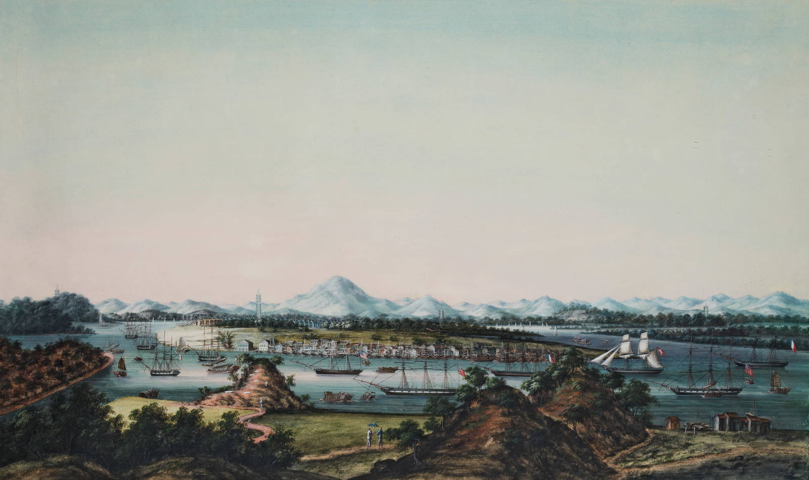 CHINESE ARTIST (CIRCA 1835) Whampoa: The anchorage