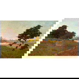 Granville Redmond (1871-1935) California 40 1/2 x 80 1/4 in.