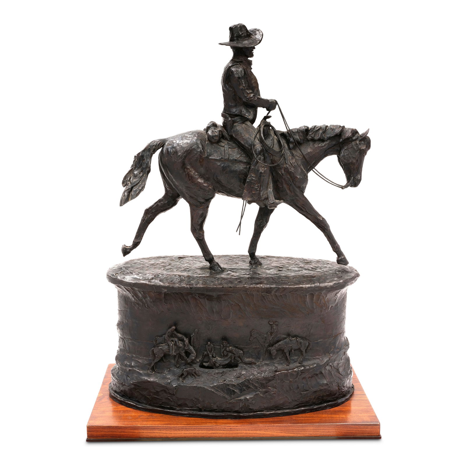 Harry Jackson (1924-2011) John Wayne: First Unfinished Model for the Monument 38 in. high, on a ... (1 of 1)