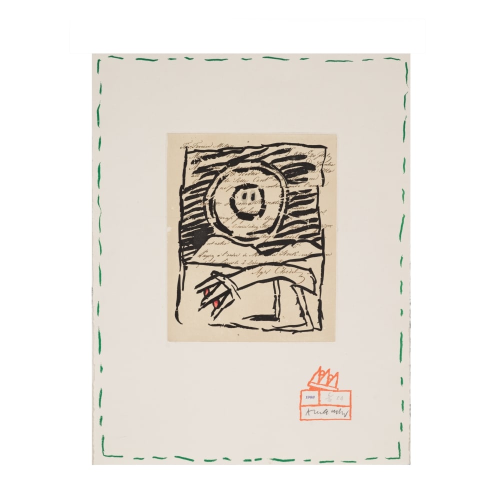 PIERRE ALECHINSKY (NE EN 1927) Chaque matin I, 1988 (The Complete books, 81)Eau-forte en couleur...: PIERRE ALECHINSKY (NE EN 1927) Chaque matin I, 1988 (The Complete books, 81) Eau-forte en couleurs Epreuve d'artiste signée et justifiée '6/20 EA' Chaque matin d'Eugène Ionesco Edit