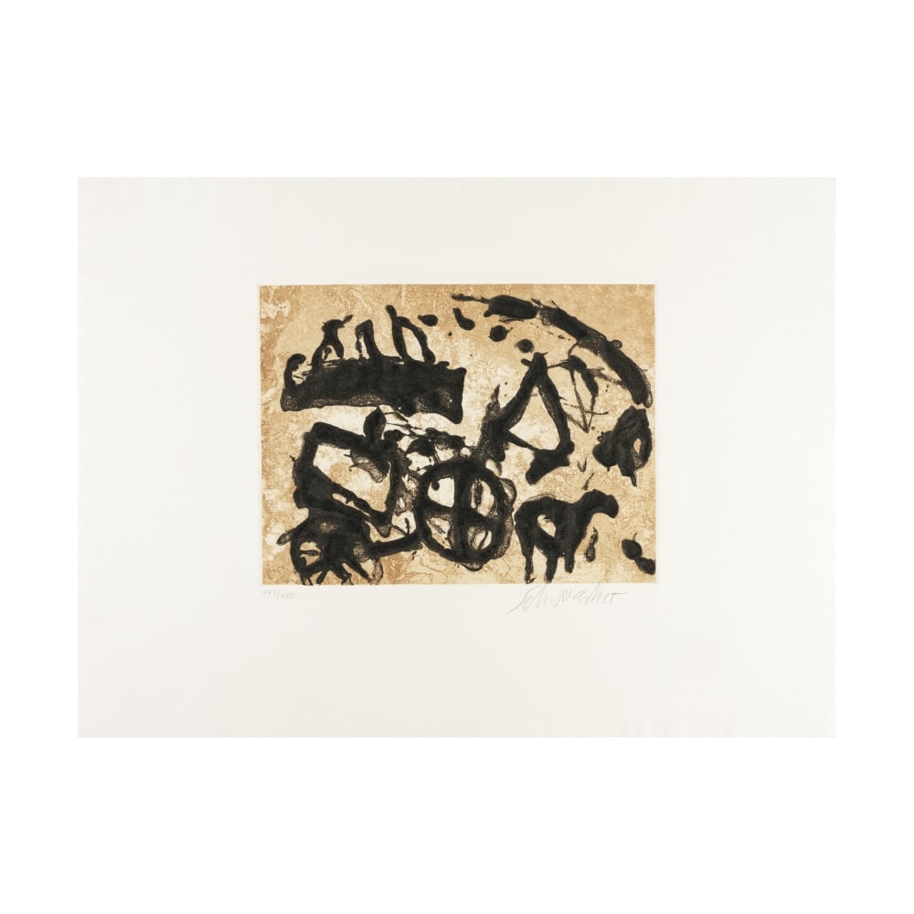 EMIL SCHUMACHER (1912-1999) Composition pour l'album 'AAT', 1993 Eau-forte en couleurs imprim... (1 of 1)