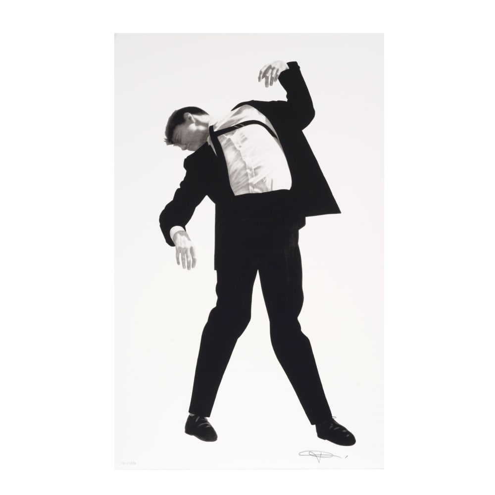 ROBERT LONGO (NE EN 1953) Untitled (Eric), 2025 De la suite 'Men in the Cities'Sérigraphie...: ROBERT LONGO (NE EN 1953) Untitled (Eric), 2025 De la suite 'Men in the Cities' Sérigraphie en 11 teintes et vernis mat sur papier Somerset Signée et numérotée 181/1273 Editée