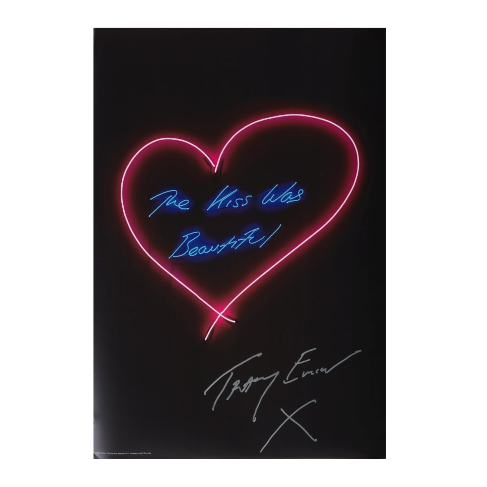 TRACEY EMIN (NEE EN 1963) The Kiss Was Beautiful, 2016 Lithographie offset en couleurs sur v... (1 of 1)