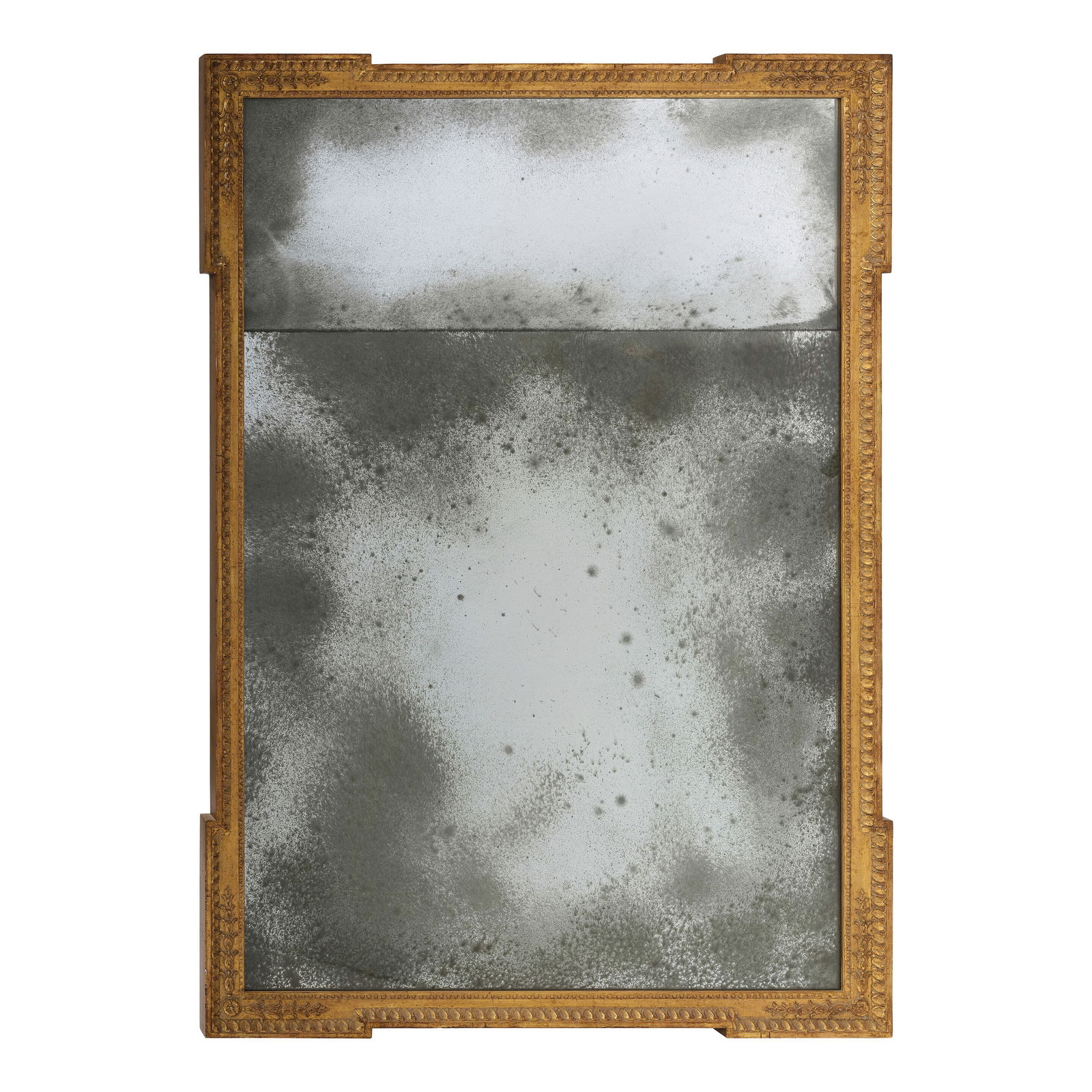 A LOUIS XVIII STYLE CARVED GILTWOOD MIRROR20th century (1 of 1)