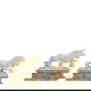 A PAIR OF ITALIAN GRAND TOUR STYLE CARVED MARBLE LION-FORM BOOKENDS19th/20th century