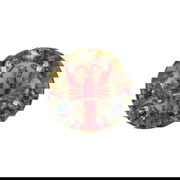 A PORTUGESE PALISSY EARTHENWARE LOBSTER DISHLate 19th century