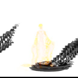 ERT&#201; (ROMAIN DE TIRTOFF) (RUSSIAN/FRENCH, 1892-1990): A COLD PAINTED AND PATINATED BRONZE F...