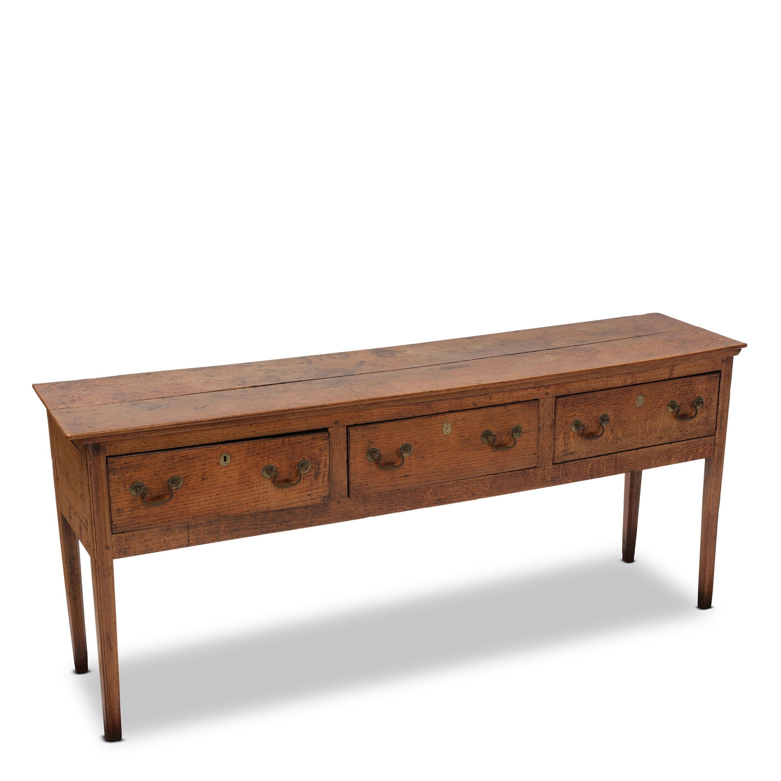 A WELSH OAK DRESSER BASE20th century (1 of 3)