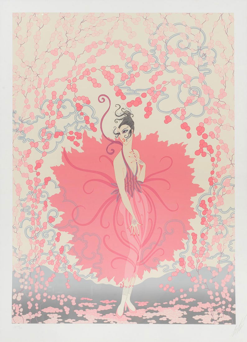 Erté 'Pink Lady': Erté 'Pink Lady' Footnotes: Literature Rosalind Ormiston, Erte: Art Deco Master of Graphic Art & Illustration, Flame Tree Publishing, London, 2014, pp. 8, 152 This lot is subject to the following
