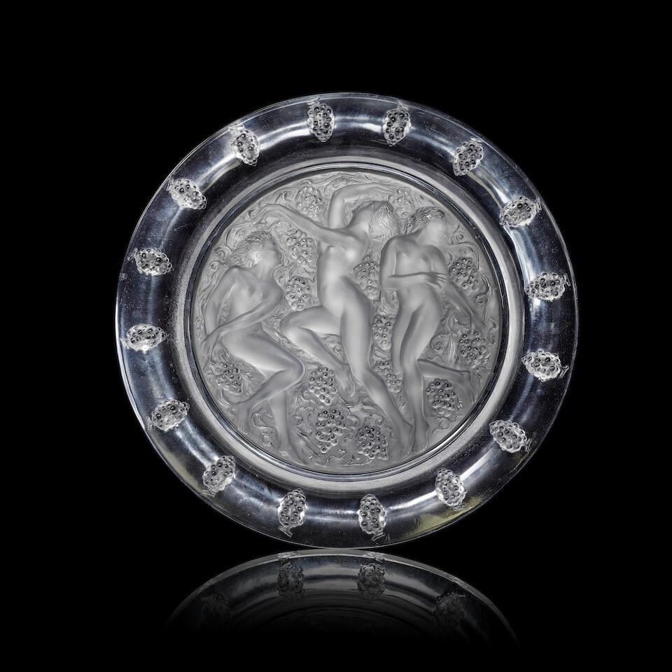 René Lalique 'Côte d'Or' plate, designed 1943 (1 of 1)