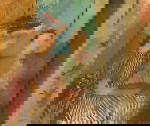 Victor Pasmore R.A. (British, 1908-1998) The Painting Lesson 50.8 x 61 cm. (20 x 24 in.) (Painte...