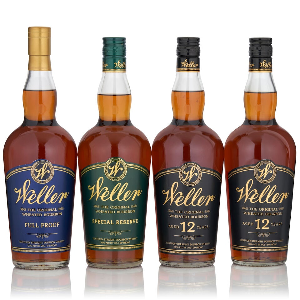 Weller 12 Years Old (2 bottles, 750ml) Weller Full Proof (1 bottle, 750ml) Weller Special Reserv... (1 of 1)