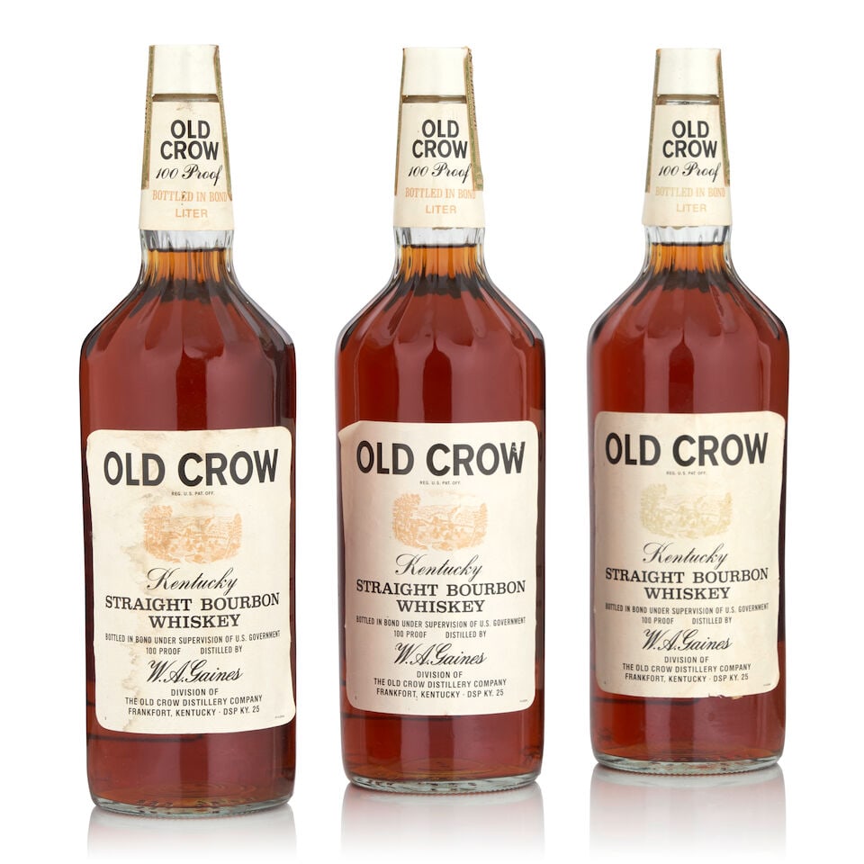 Old Crow Bottled In Bond (3 bottles, 1L) (1 of 1)