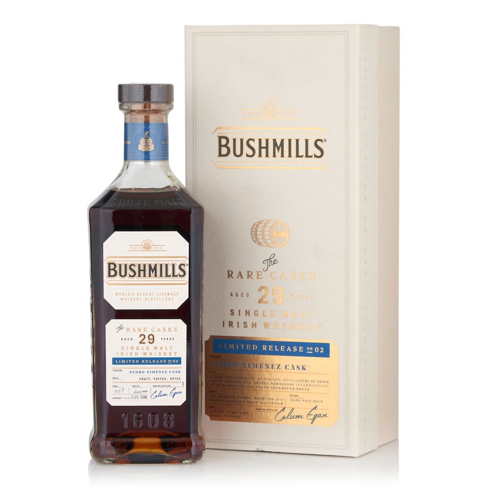 Bushmills The Rare Casks Limited Release No. 2 29 Years Old (1 bottle, 750ml) (1 of 1)