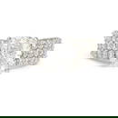 A PLATINUM AND DIAMOND RING