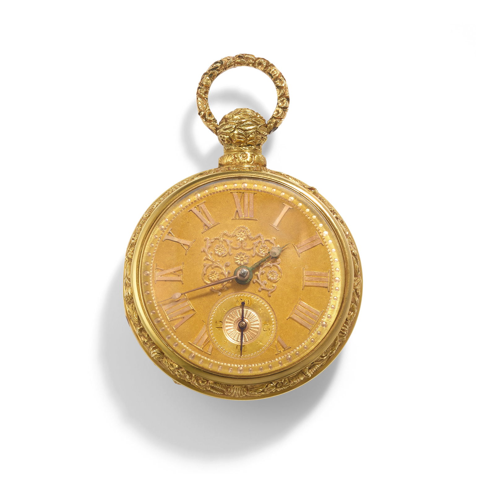 AN 18K GOLD POCKET WATCH (1 of 2)