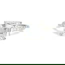 AN 18K WHITE GOLD AND DIAMOND RING