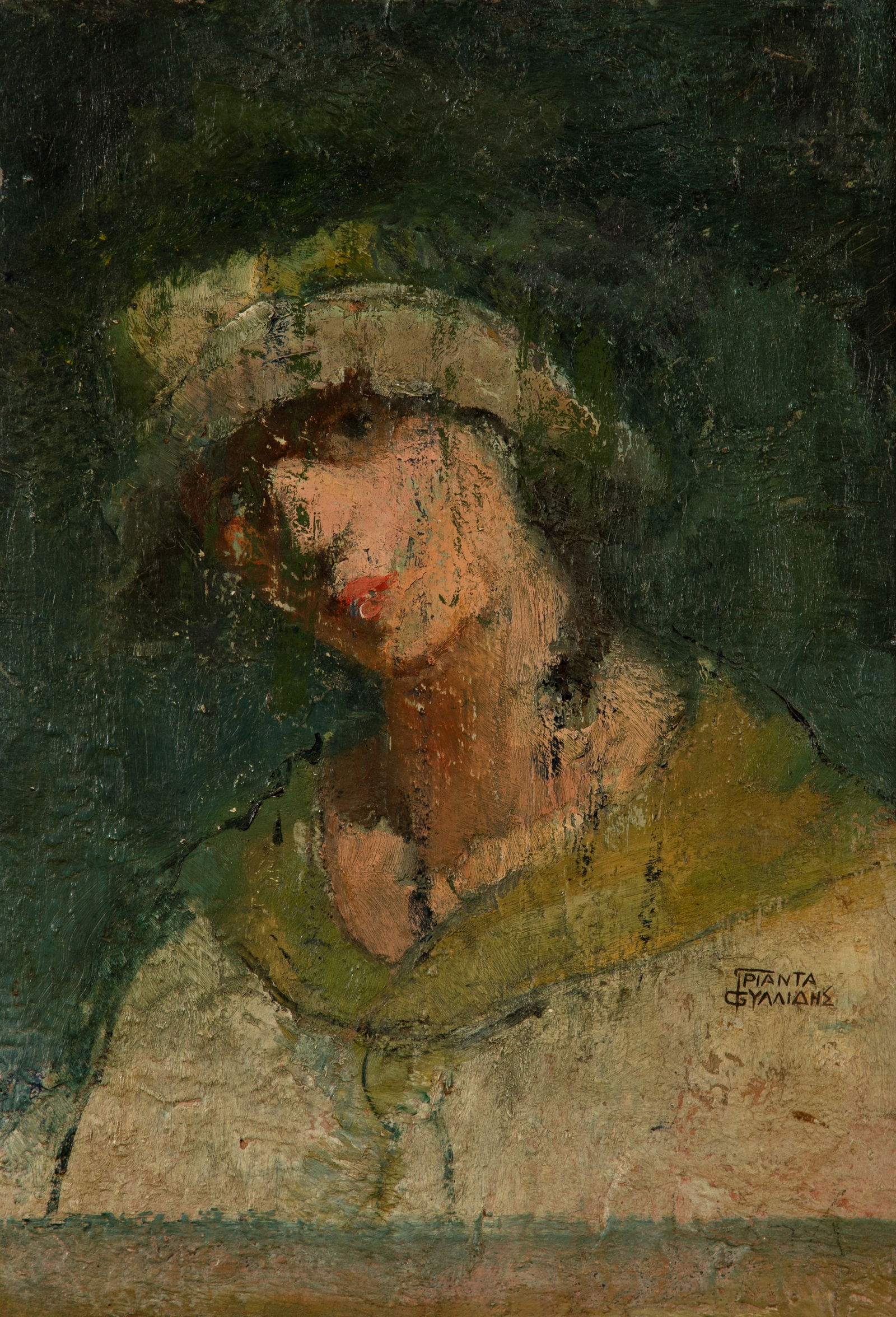 THEOFRASTOS TRIANTAFYLLIDIS (1881-1955) Femme de belle époque (1 of 1)