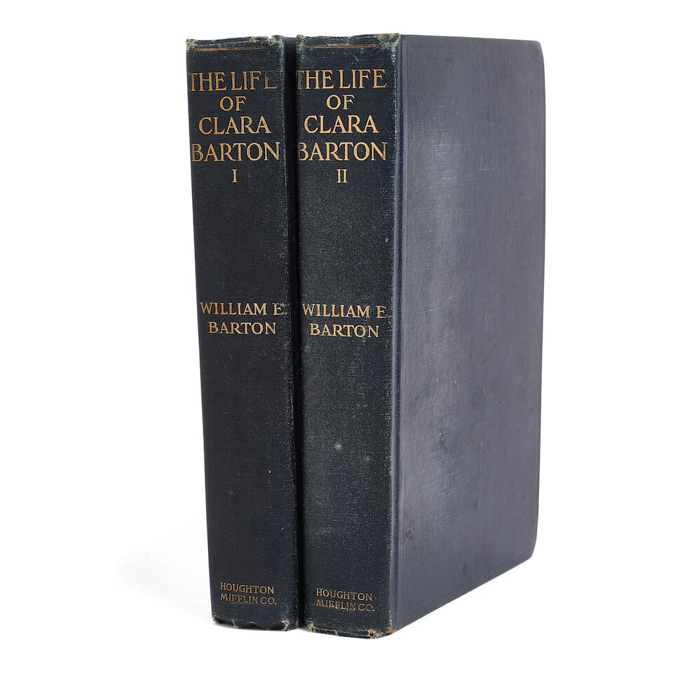 [BARTON, CLARA. 1821-1912.] BARTON, WILLIAM.  Boston and New York: Houghton Mifflin Company, 1922. (1 of 1)
