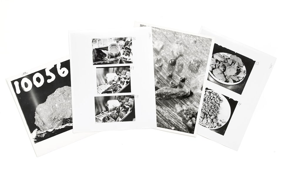 APOLLO 11: LUNAR SAMPLE PHOTOGRAPHS Group of 87 chromogenic color or silver gelatin print photog... (1 of 1)