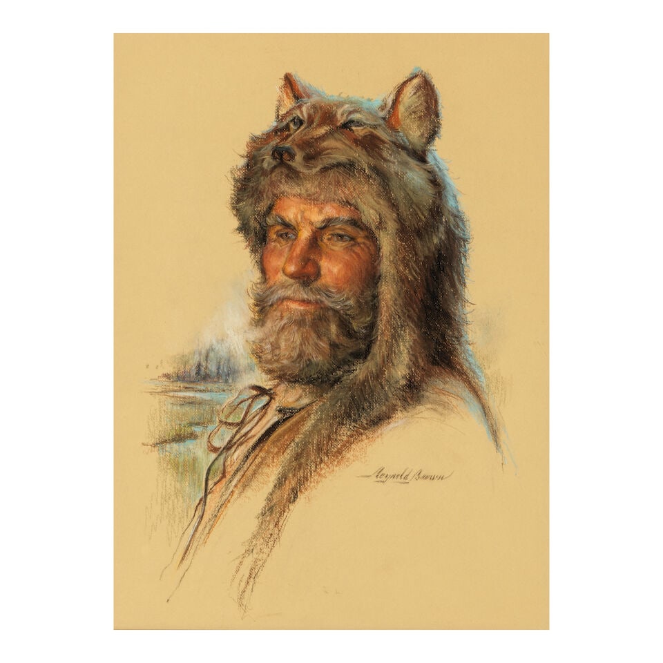 Reynold Brown (1917-1991) The Company Trapper sight 23 1/2 x 16 3/4 in. (1 of 3)