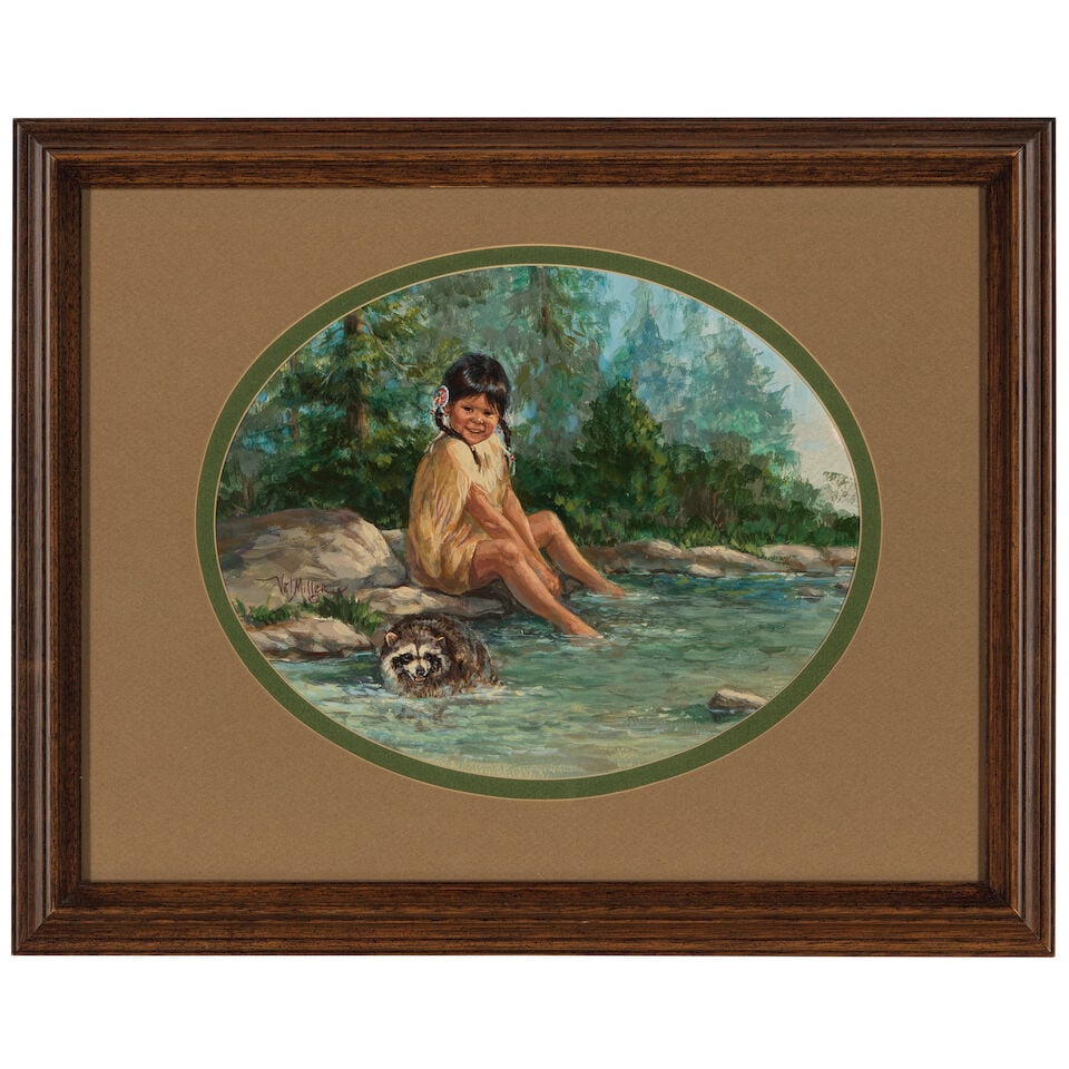 Vel Miller (Born 1936) Plenty Good Oval: 10 x 12 1/2 in. (1 of 4)