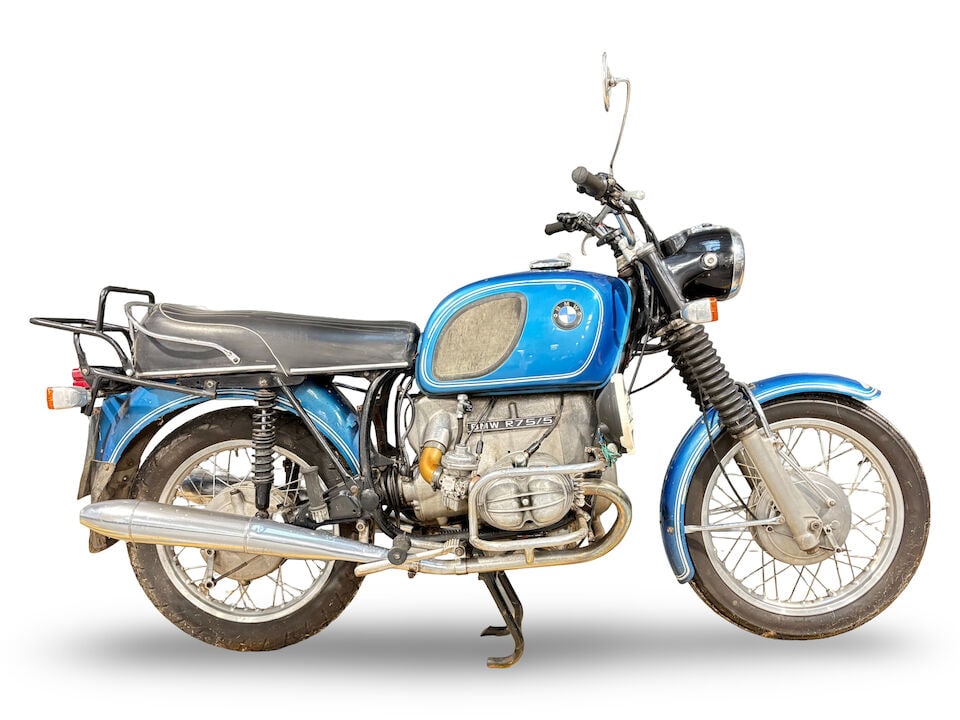 Property of a deceased's estate, 1971 BMW 750cc R75/5 Frame no. 2984932 Engine no. 2984932: Property of a deceased's estate 1971 BMW 750cc R75/5 Registration no. RGY 734L Frame no. 2984932 Engine no. 2984932 'Prices were still considerably higher outside Germany in comparison with British or