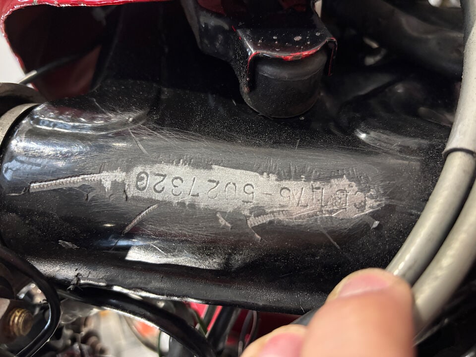 1971 Honda CB175 Frame no. CB175-5027320 Engine no. CB175E-5027479 - 2