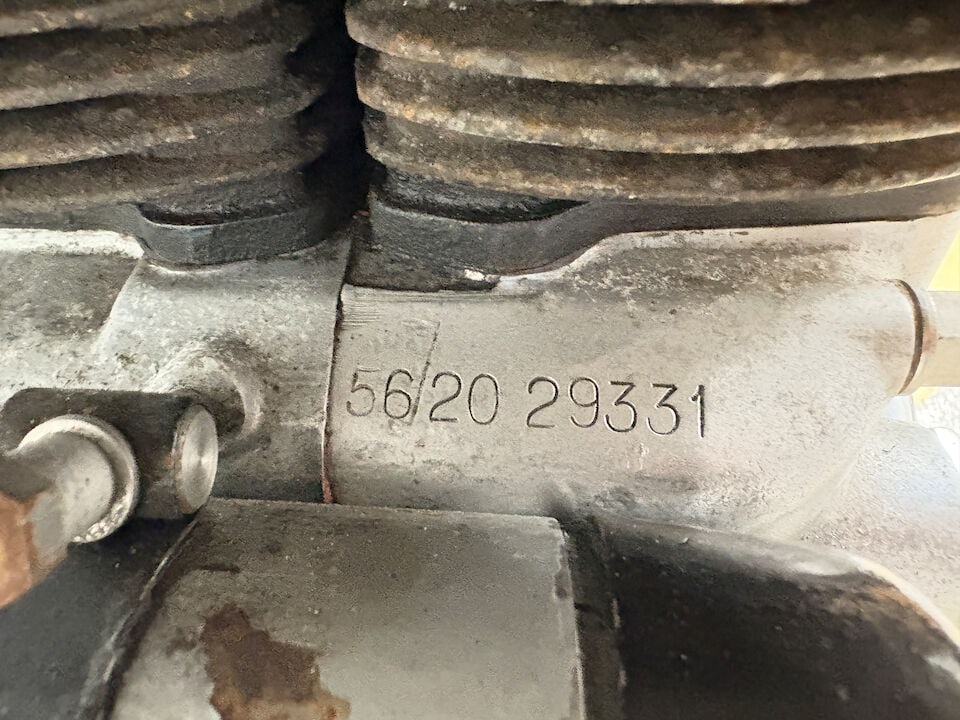 1956 AJS 498cc Model 20 Frame no. A44646 Engine no. 56/20 29331 - 15