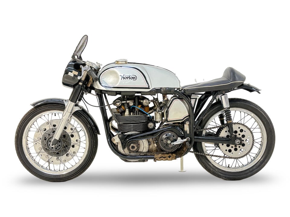Believed Doug Hele experimental, c.1954/1960 Norton 350cc Manx 'Outside-Flywheel' Racing Motorcy... - 2