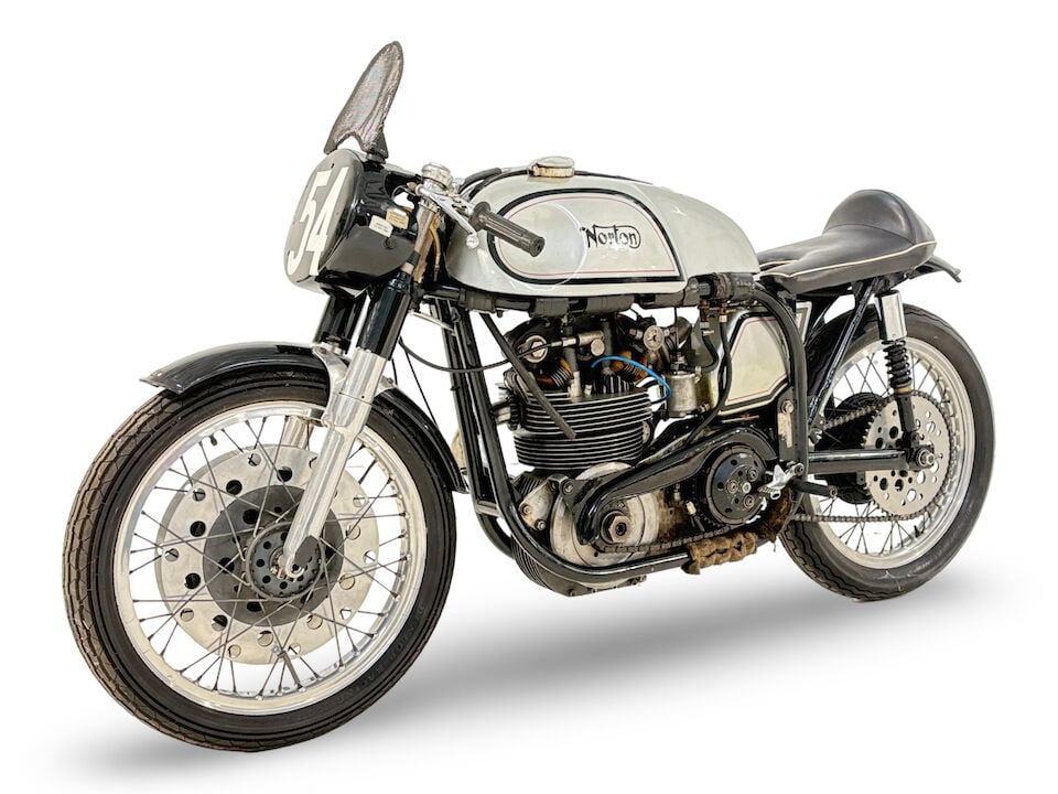 Believed Doug Hele experimental, c.1954/1960 Norton 350cc Manx 'Outside-Flywheel' Racing Motorcy... - 4