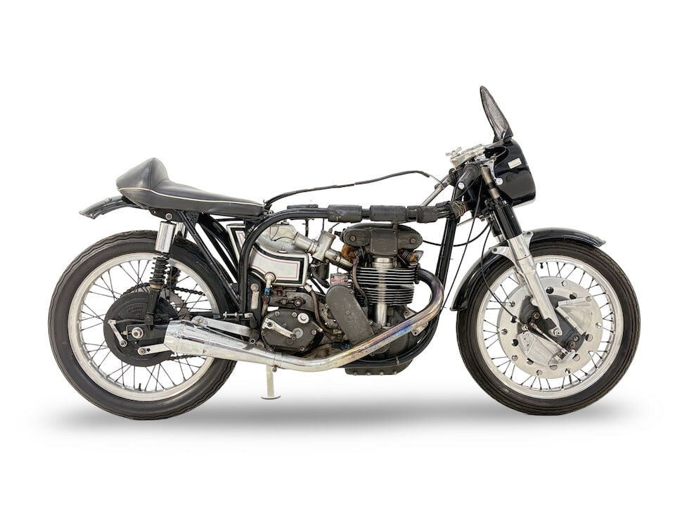 Believed Doug Hele experimental, c.1954/1960 Norton 350cc Manx 'Outside-Flywheel' Racing Motorcy... - 5