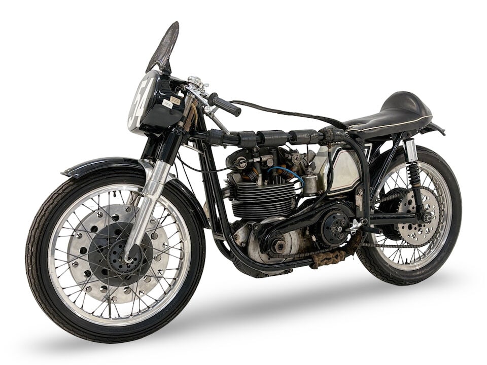 Believed Doug Hele experimental, c.1954/1960 Norton 350cc Manx 'Outside-Flywheel' Racing Motorcy... - 8