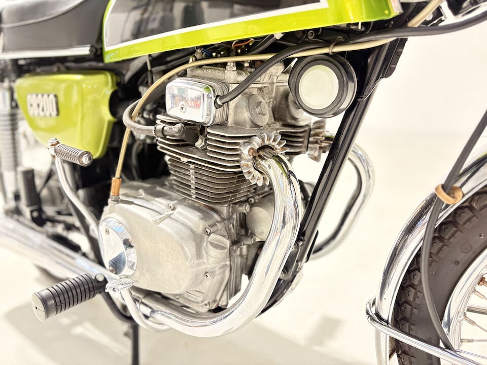 1976 Honda CB200 Frame no. none visible (see text) Engine no. CB200E-1059282 (see text) - 13