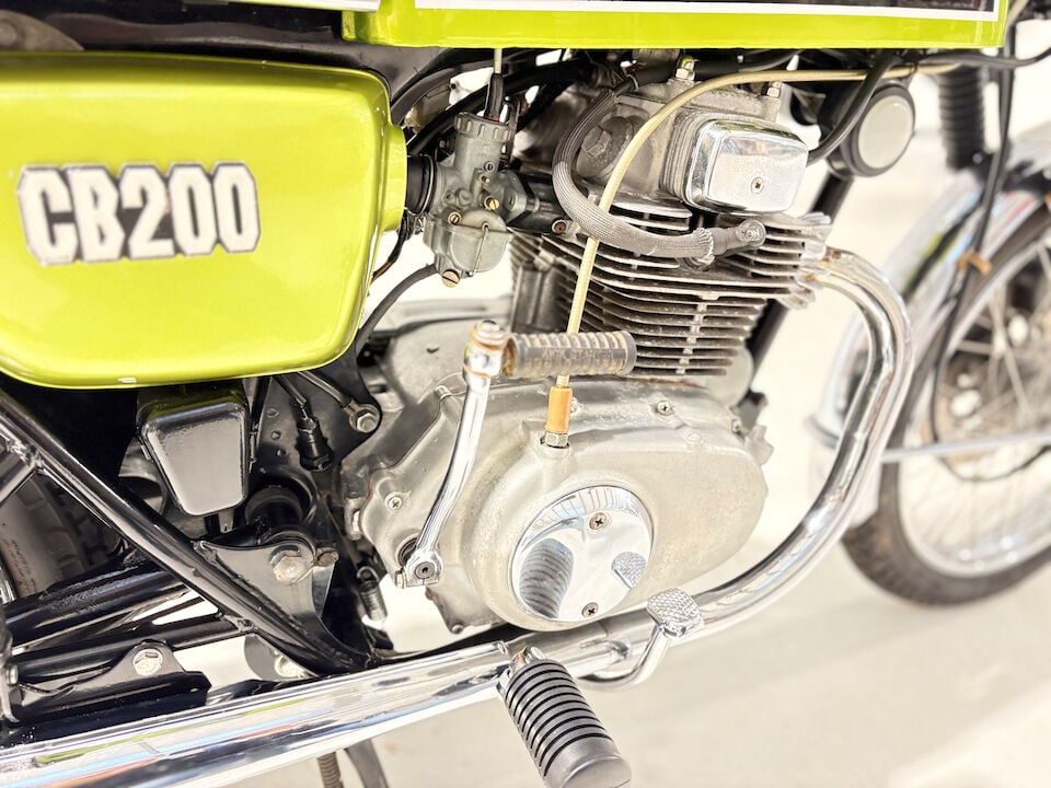 1976 Honda CB200 Frame no. none visible (see text) Engine no. CB200E-1059282 (see text) - 14