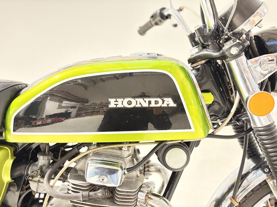 1976 Honda CB200 Frame no. none visible (see text) Engine no. CB200E-1059282 (see text) - 15