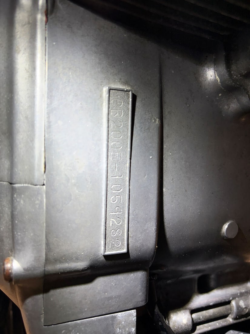 1976 Honda CB200 Frame no. none visible (see text) Engine no. CB200E-1059282 (see text) - 16